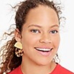 J.Crew Tortoiseshell Statement Earrings